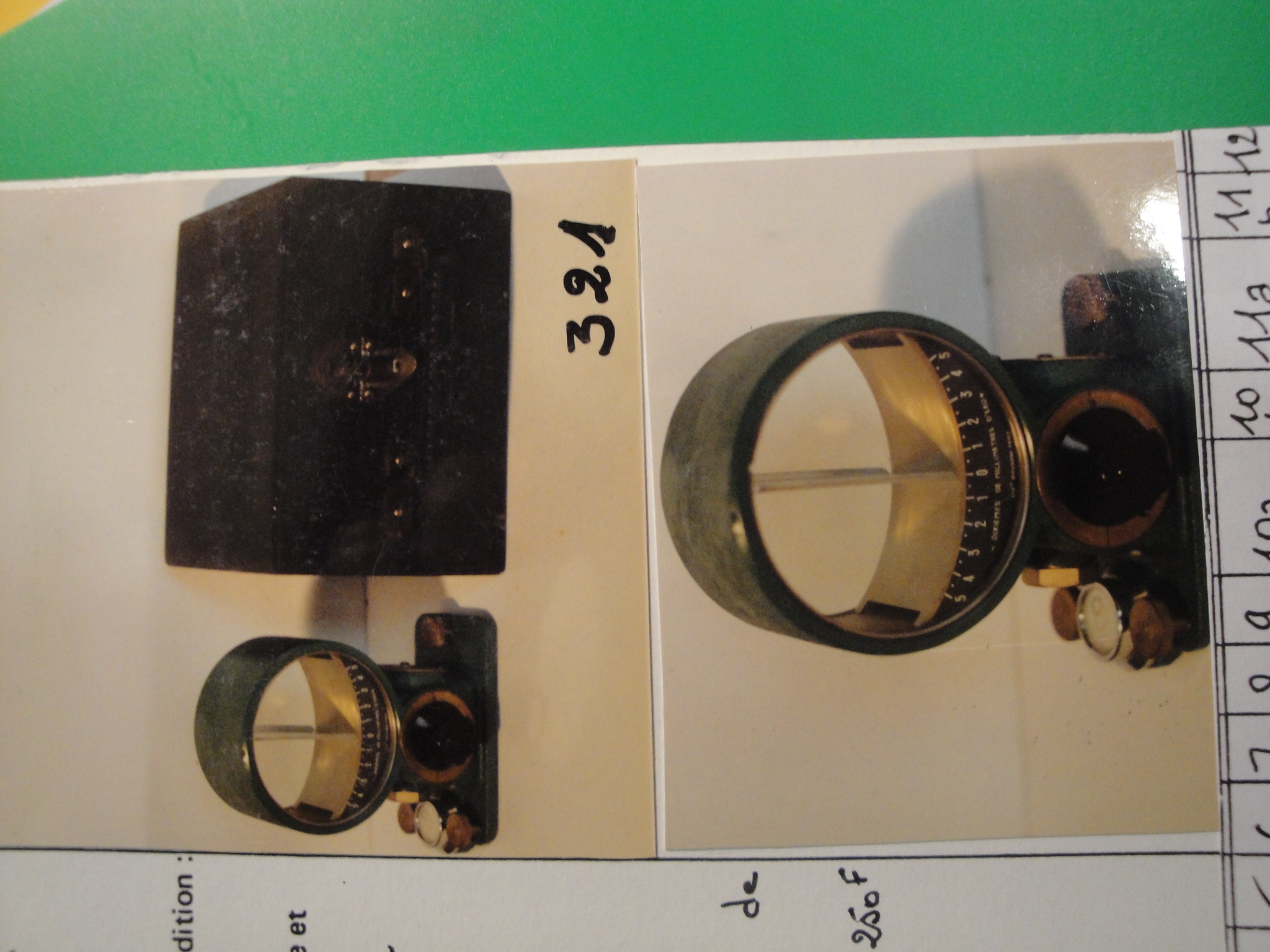  Collection ASPEG, pièce numéro 321 : appareil à mesurer la pression du Gaz