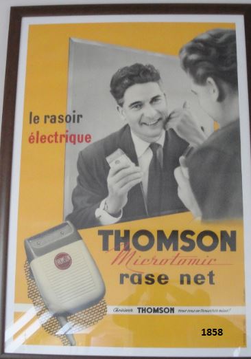  Collection ASPEG, pièce numéro 1858 : rasoir électrique THOMSON