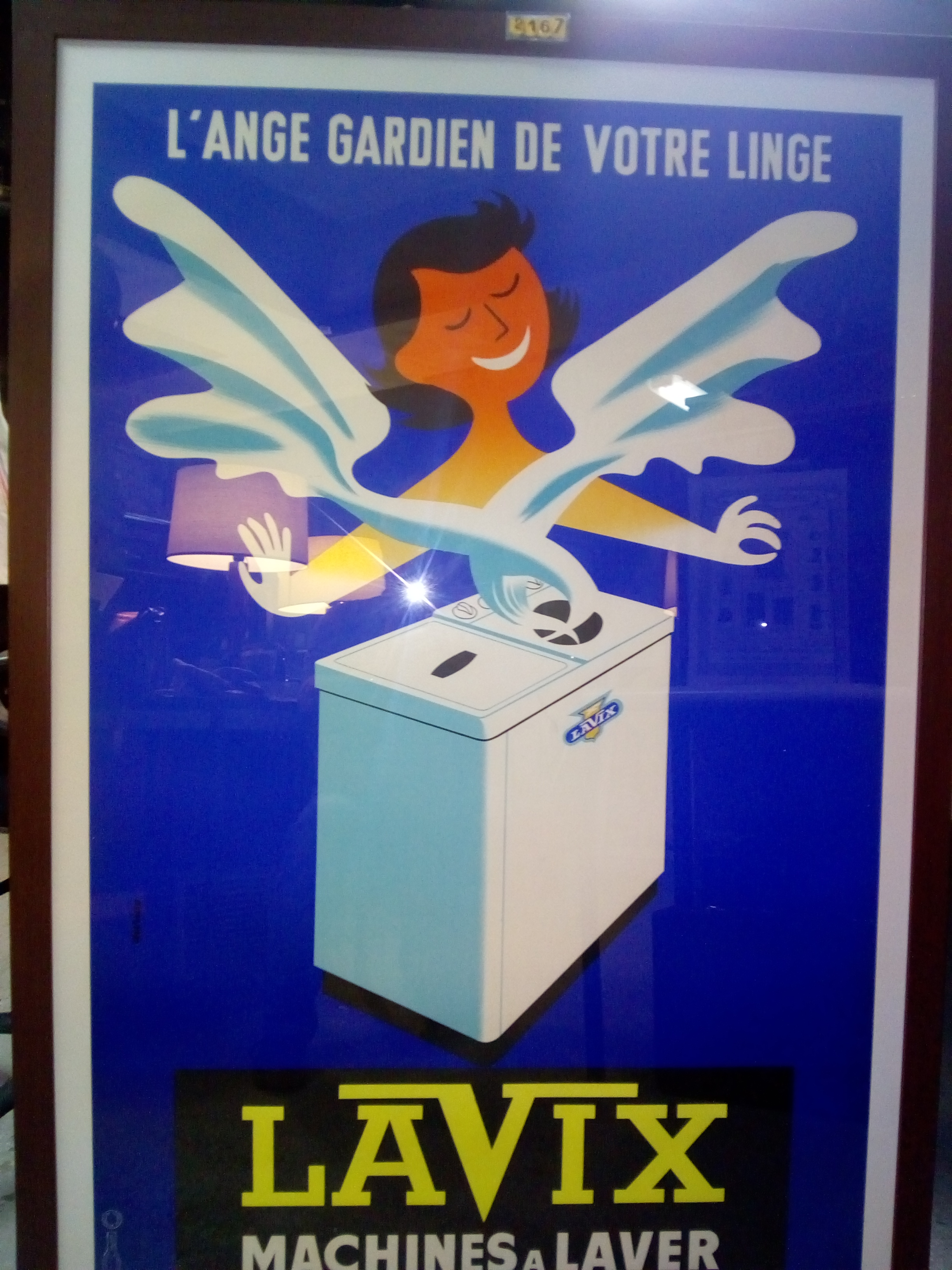  Collection ASPEG, pièce numéro 2167 : l'ange gardien de votre linge machine à laver LAVIX