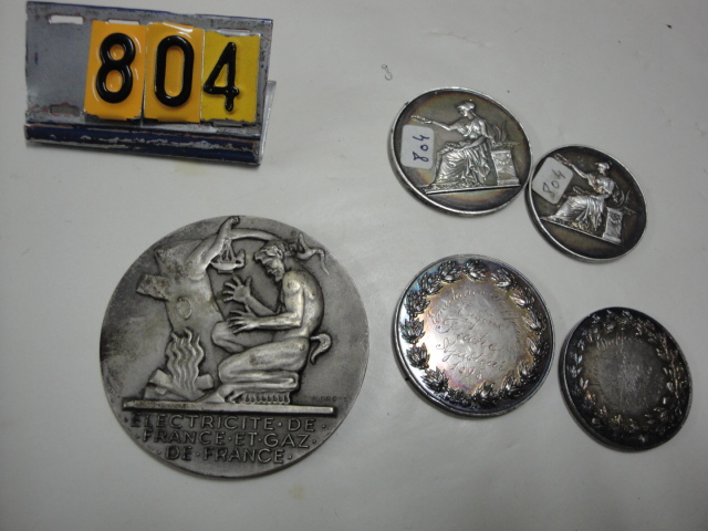  Collection ASPEG, pièce numéro 804 : Médailles emulation dieppoise de Mr SACHE